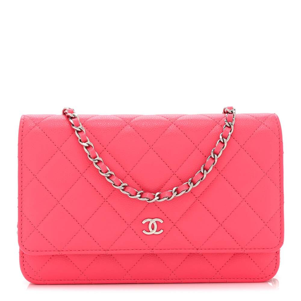Chanel Caviar Quilted Wallet On Chain #322793C25B